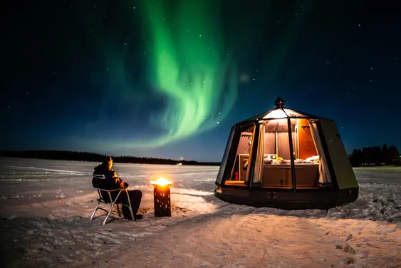 AuroraHut Glass Igloos accommodation in Ranua AuroraHut Glass Igloos accommodation in Ranua